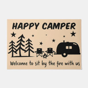 Welcome To Sit By The Fire With Us Doormat