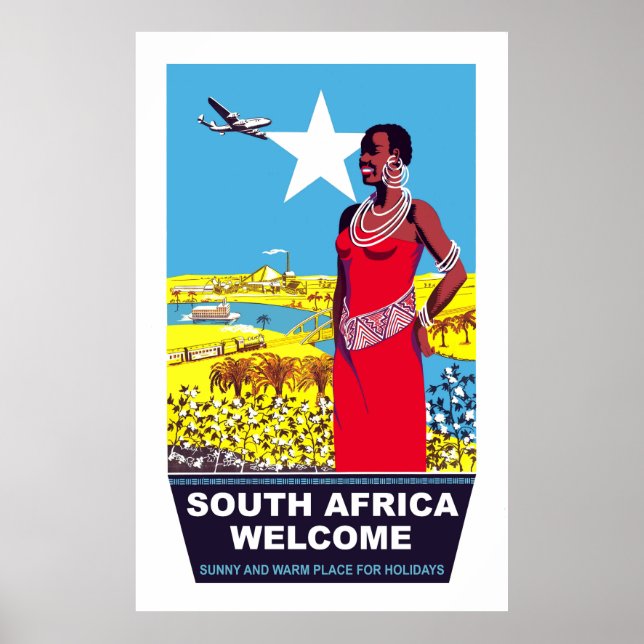 Welcome to South Africa Poster (Front)