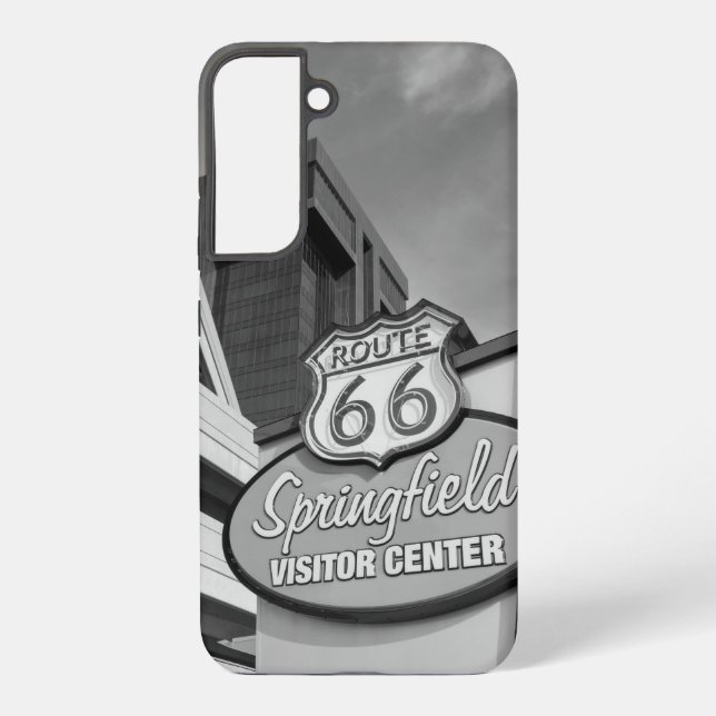 Welcome To Springfield Grayscale Samsung Case (Back)