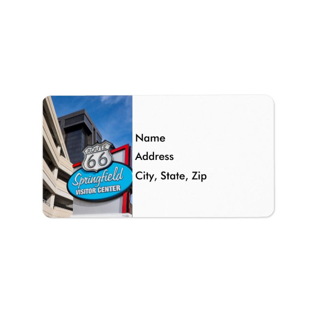 Welcome To Springfield Label (Front)