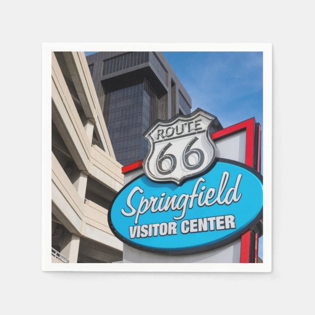 Welcome To Springfield Napkins (Front)