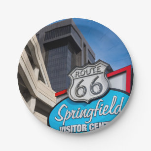 Welcome To Springfield Paper Plate