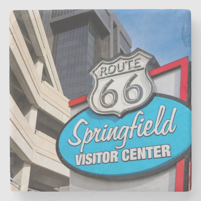 Welcome To Springfield Stone Coaster (Front)