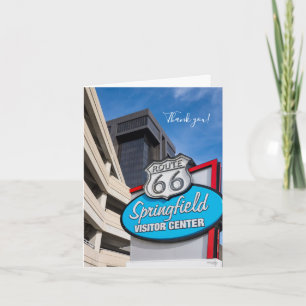 Welcome To Springfield Thank You Card