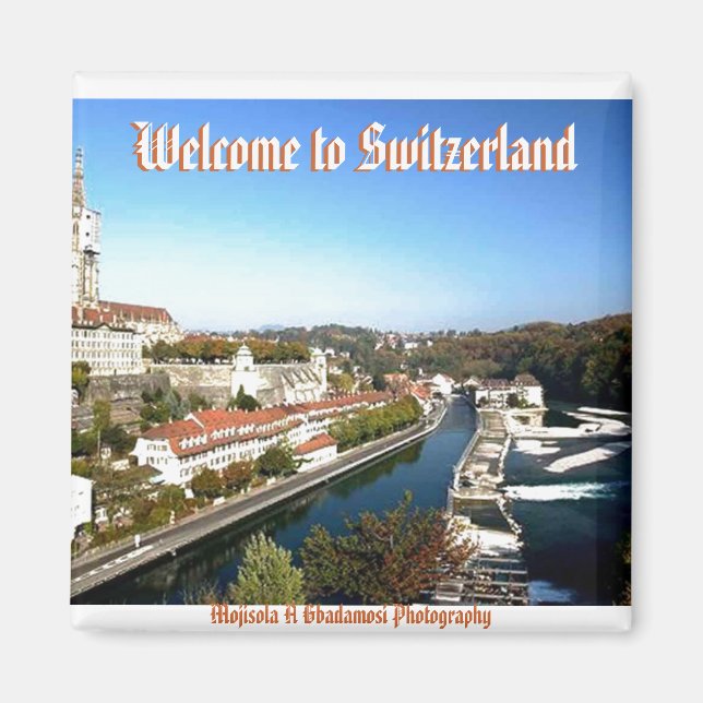 Welcome To Switzerland (Mojisola A Gbadamosi) Magnet (Front)