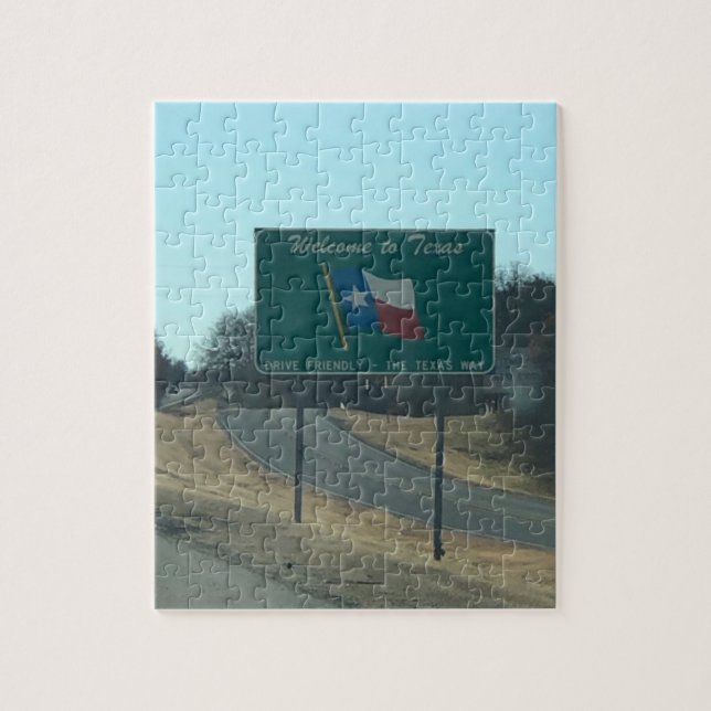 Welcome to Texas Jigsaw Puzzle (Vertical)