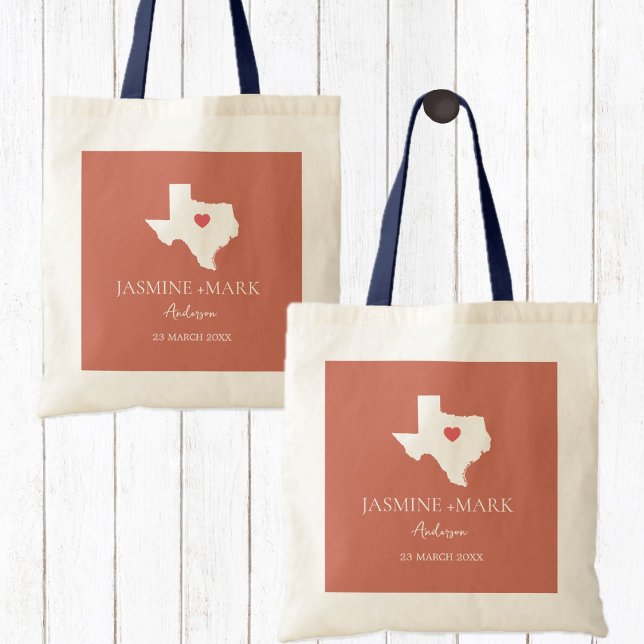 Welcome to Texas Wedding Party Custom  Tote Bag (Creator Uploaded)