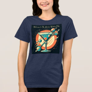 Welcome To The Atomic Martini Club Space Age Tri-Blend Shirt
