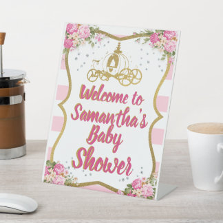 Welcome to the Baby shower Pedestal Sign