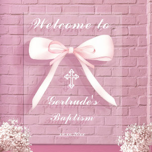 welcome to the Baptism Acrylic Sign