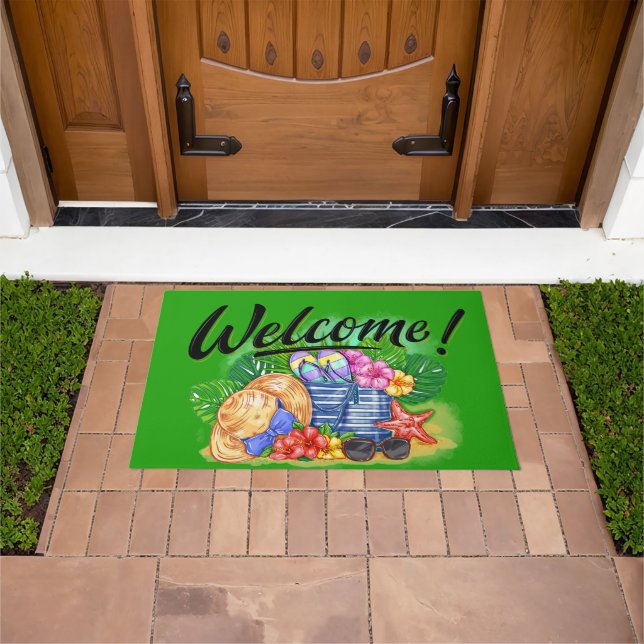 Welcome To The Beach Doormat (Outdoor)