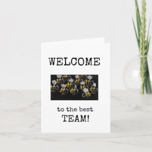 Welcome to the Best Team, New Employee Card