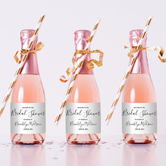 Welcome to the Bridal Shower Sparkling Wine Label
