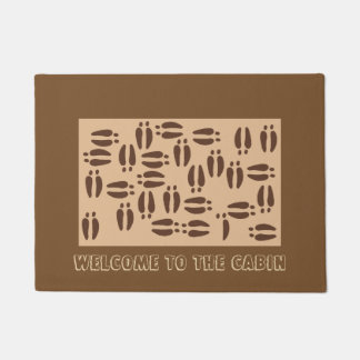 Welcome to the cabin Moose Tracks Door Mat