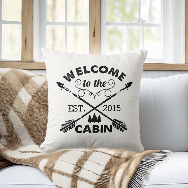 Welcome to the Cabin | Rustic Arrows Cushion (Creator Uploaded)