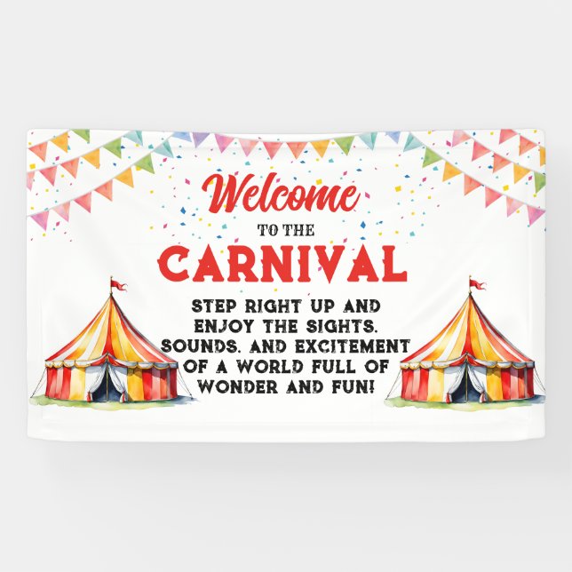 Welcome to the Carnival Banner  (Horizontal)