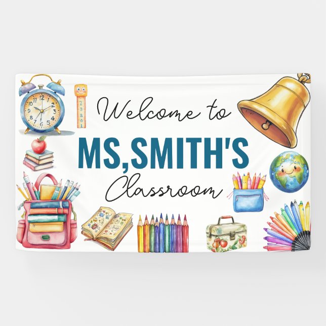 Welcome to the Classroom Back to School Banner (Horizontal)