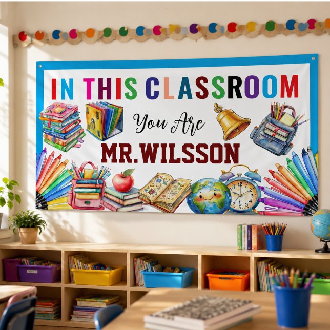 Welcome to the Classroom Back to School Banner (Welcome to the Classroom Back to School Banner)