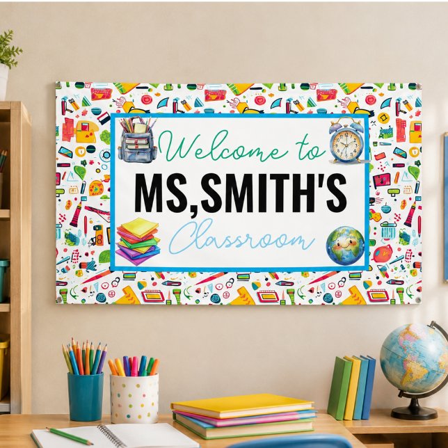 Welcome to the Classroom Back to School Banner (Welcome to the Classroom Back to School Banner)