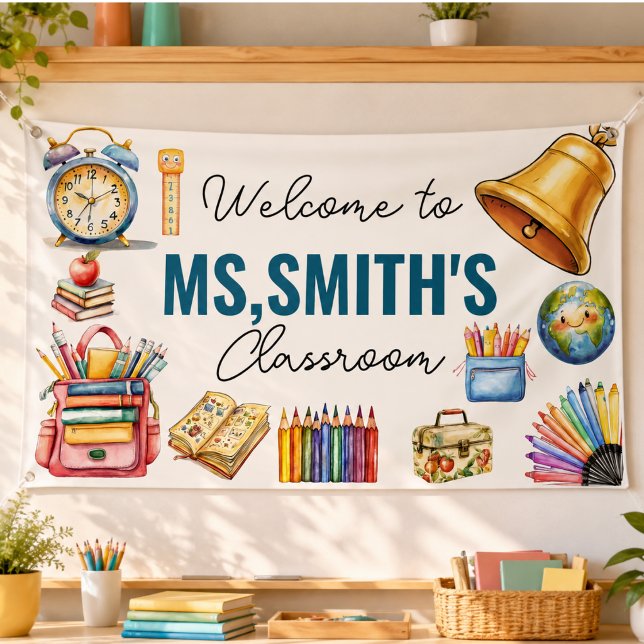 Welcome to the Classroom Back to School Banner (Welcome to the Classroom Back to School Banner)