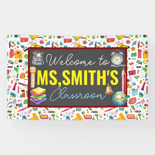 Welcome to the Classroom Back to School Banner (Horizontal)