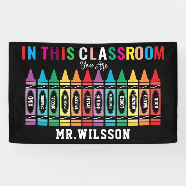 Welcome to the Classroom Back to School Banner (Horizontal)