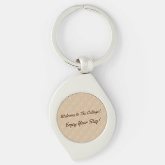 Welcome to the Cottage Guest Rental Vacation House Key Ring