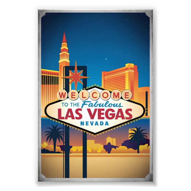 Welcome to the fabulous Las Vegas Nevada Photo Print (Front)
