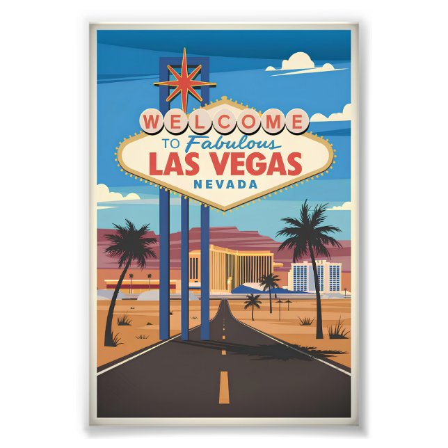 Welcome to the fabulous Las Vegas Nevada Photo Print (Front)