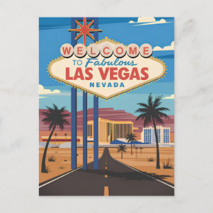 Welcome to the fabulous Las Vegas Nevada Postcard