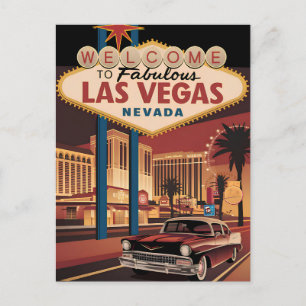 Welcome to the fabulous Las Vegas Nevada Postcard