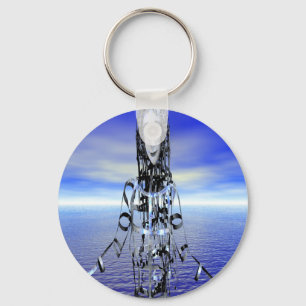 Welcome to the future key ring