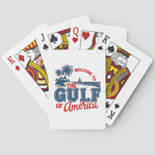Welcome to the Gulf of America Immigrant Mexican Playing Cards