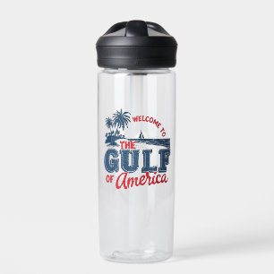 Welcome to the Gulf of America Immigrant Mexican Water Bottle