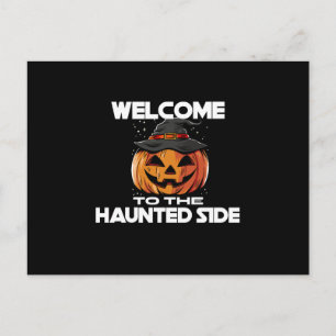 Welcome To The Haunted Side Invitation Card