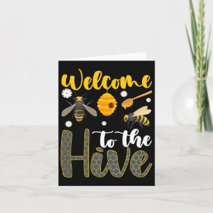 Welcome To The Hive Bee Teacher Back To School  Card