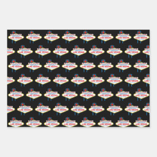 Welcome to The Las Vegas Sign Wrapping Paper Sheet