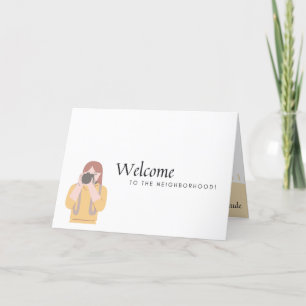 Welcome to the neighbourhood greeting card
