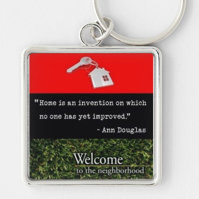 Welcome To The Neighbourhood Key Ring (Front)