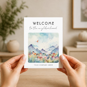 Welcome to the Neighbourhood Mountains Realty Postcard