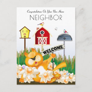 Welcome To The Neighbourhood New Home Postcard