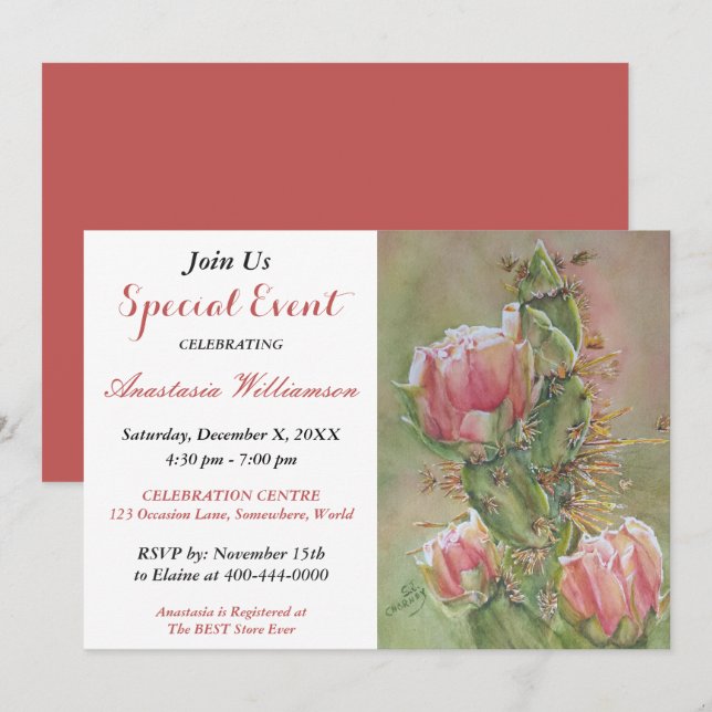 WELCOME TO THE NEIGHBOURHOOD PARTY EVENT INVITE (Front/Back)