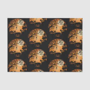 Welcome to the Nightmare Halloween Pumpkin Graphic Tissue Paper