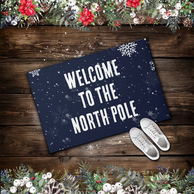Welcome To The North Pole  Doormat (Creator Uploaded)