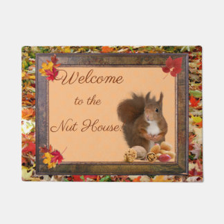 Welcome to the Nut House Door mat