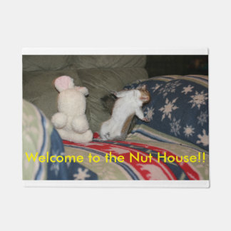 Welcome to the Nut House Spunky Doormat