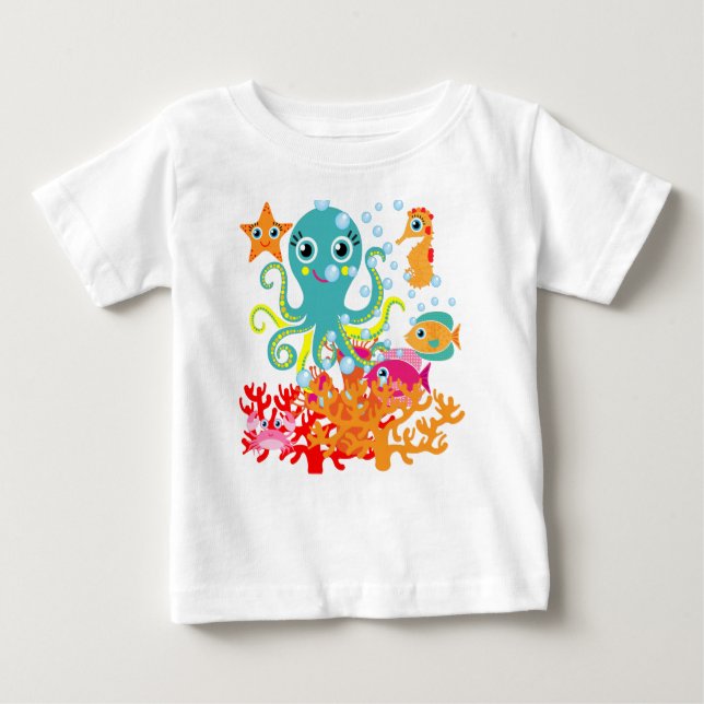 Welcome to the Ocean Baby T-Shirt (Front)