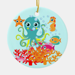Welcome to the Ocean Ceramic Ornament
