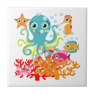 Welcome to the Ocean Ceramic Tile