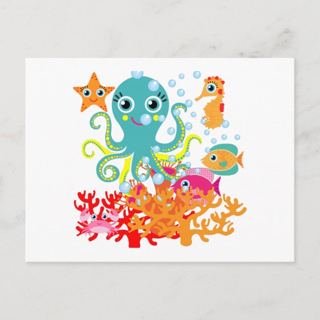 Welcome to the Ocean Postcard (Front)